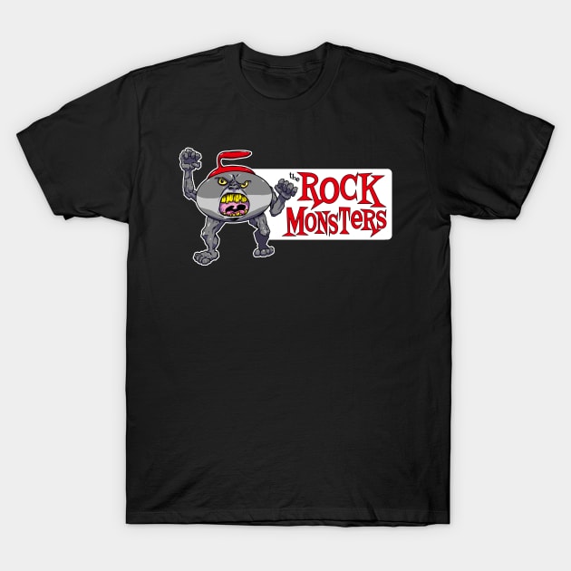 The Rock Monsters Curling Team - 2019 Logo T-Shirt by SaintEuphoria